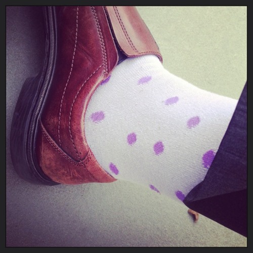Socks worn on 2013-04-08 — Old Post Office Plaza