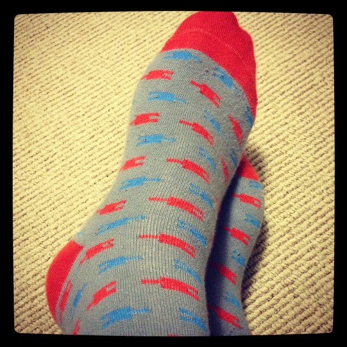 Socks worn on 2013-11-29 — Cable Car - San Fracisco