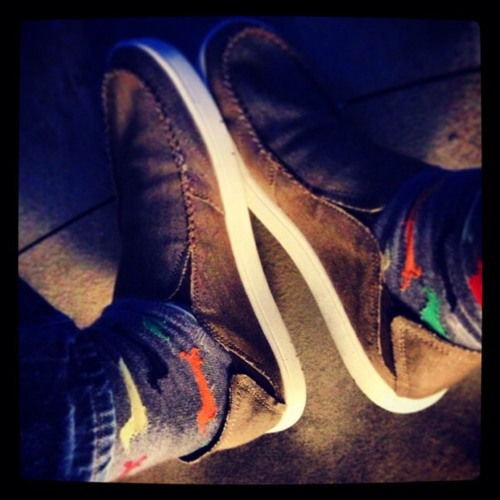 Socks worn on 2013-05-25 — Soldiers Memorial