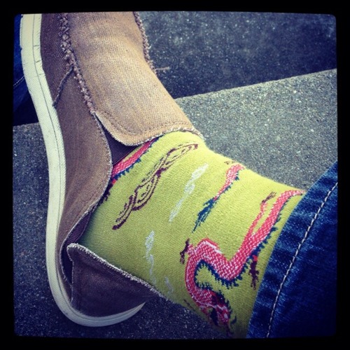 Socks worn on 2014-03-19 — Dragon Beat
