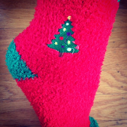 Socks worn on 2013-12-25 — SF Xmas