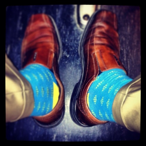 Socks worn on 2013-05-17 — On Train
