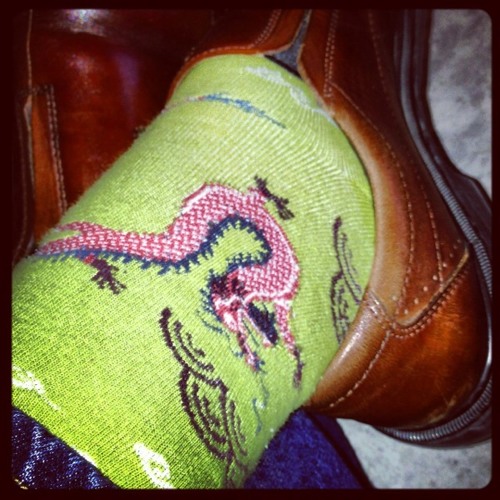 Socks worn on 2013-04-13 — Lazy Boy Chair